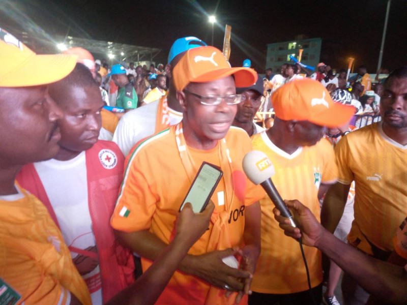 Dr Kpan Georges, 4e adjoint au maire d’Abobo, a, au nom du conseil municipal félicité le Chef de l’Etat pour l’organisation parfaite de la Can. (Ph: Franck YEO)