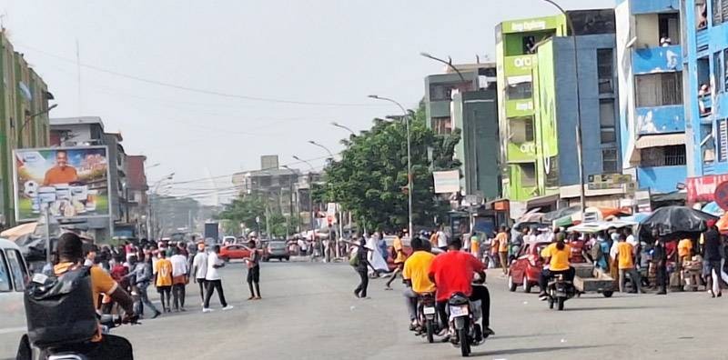 Les populations de Treichville sont mobilisées pour dire merci aux Éléphants de Côte d'Ivoire. (Ph: P. N'Guessan)