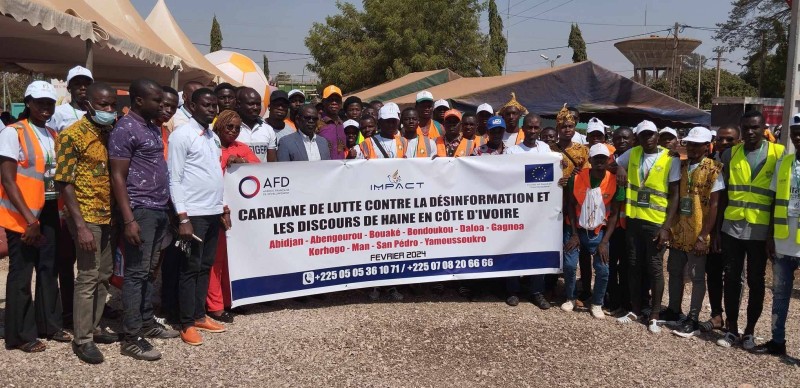 Korhogo a apprécié la caravane. (DR)
