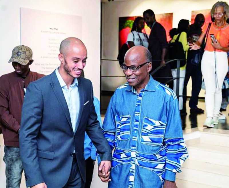 Guillaume Studer en compagnie du Prof. Yacouba Konaté. (Ph: Dr)