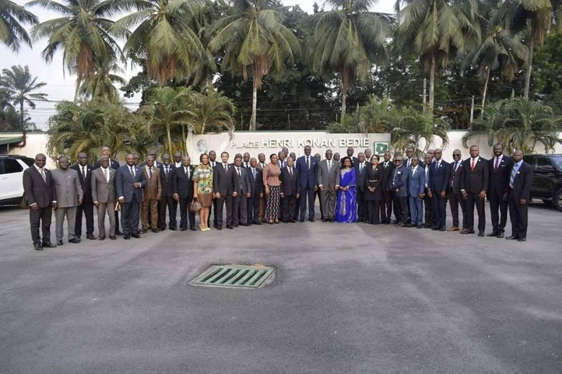 Tidjane Thiam a rencontré les députés de son parti. (Ph: Dr)