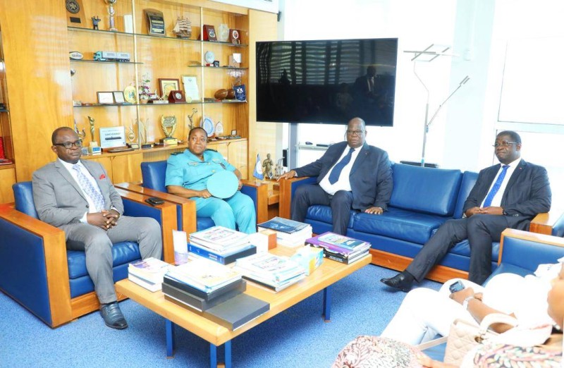 Laurent Tchagba reçu par le Dg du PAA, Hien Sié Yacouba