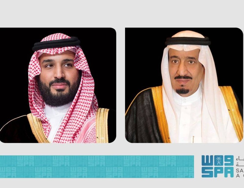Le Roi Salman bin Abdulaziz AL SAUD (à droite) et Son Altesse Royale le Prince Mohammed bin Salman bin Abdulaziz AL SAUD, Prince Héritier (à gauche).Photo Agence saoudienne de presse