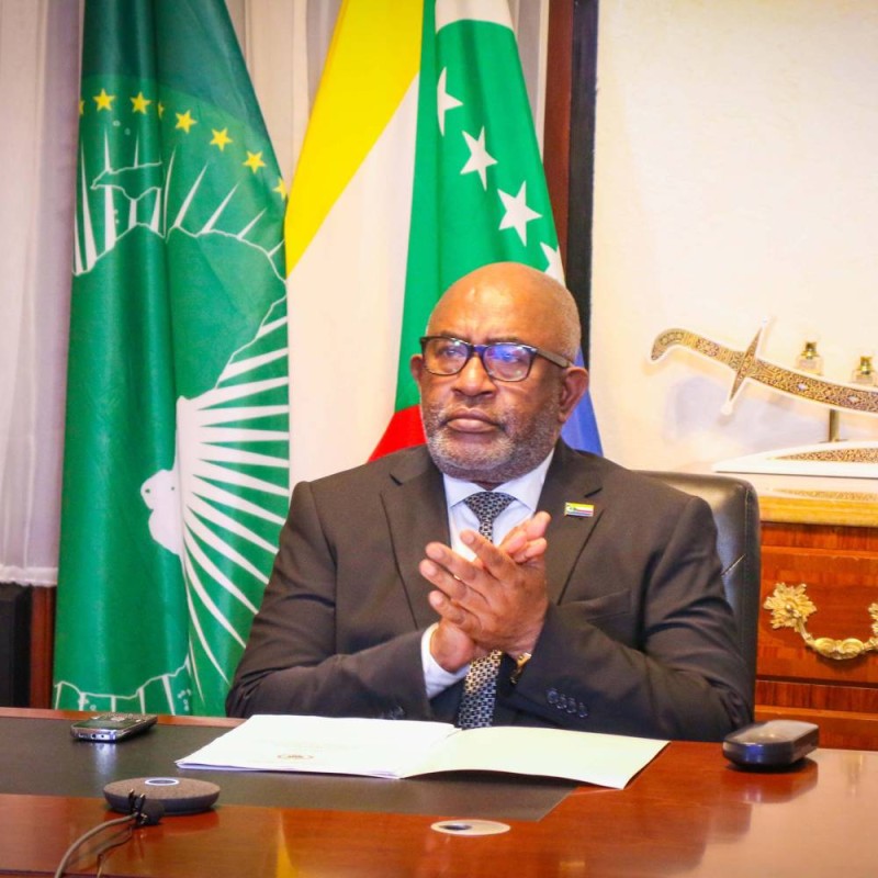 Le président des Comores, Azali Assoumani, a pris la tête de l’Union africaine à l'issue de la 36e sommet, l'année dernière.