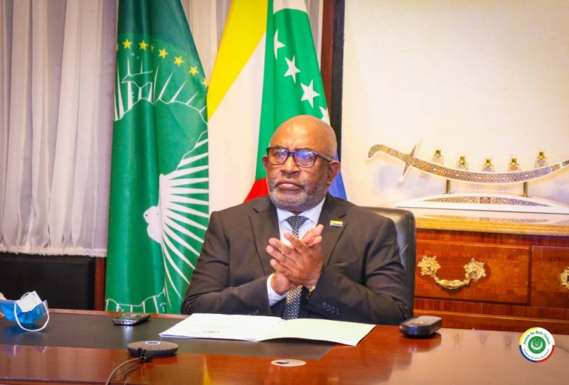 Le président des Comores Azali Assoumani, a pris la tête de l’Union Africaine à l'issue de la 36e sommet, l'an passé.