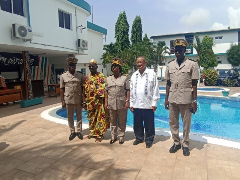 L'inauguration de cet édifice a été faite en présence de Trazié Geraldo Lucie, préfet d’Adiaké, de sa majesté Fian Mossou V, rois des Essouma.(DR)