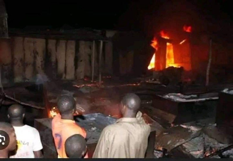 Incendie-marché de Bamako