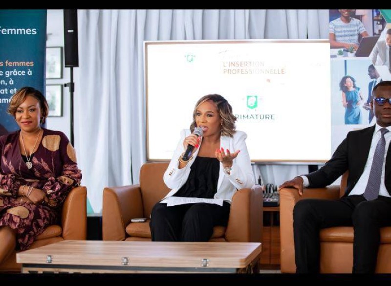 Aissata Sidibé N'Dia l'initiatrice du forum au centre