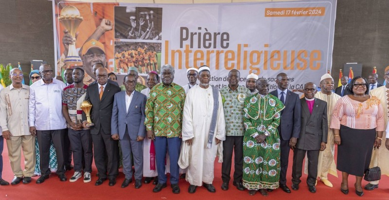 
A l’initiative du Président de la République Alassane Ouattara, les autorités ivoiriennes ont rendu grâce à Dieu pour le bon déroulement de la Can 2023
