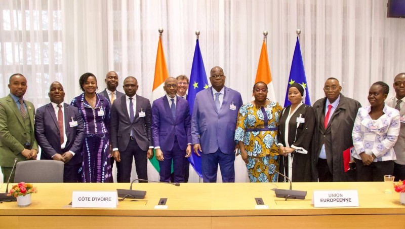 Le ministre Laurent Tchagba à Bruxelle pour la signature de l'Accord de l’Apv-Flegt en la CI et l’UE