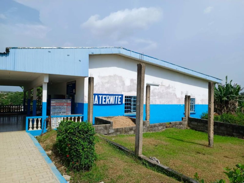 La façade de la maternité du Csu d'Attinguié. (Ph: Dr)