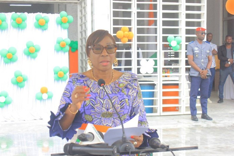 Le maire Kandia Camara veut mettre un accent particulier sur le personnel communal. (Ph: Dr)