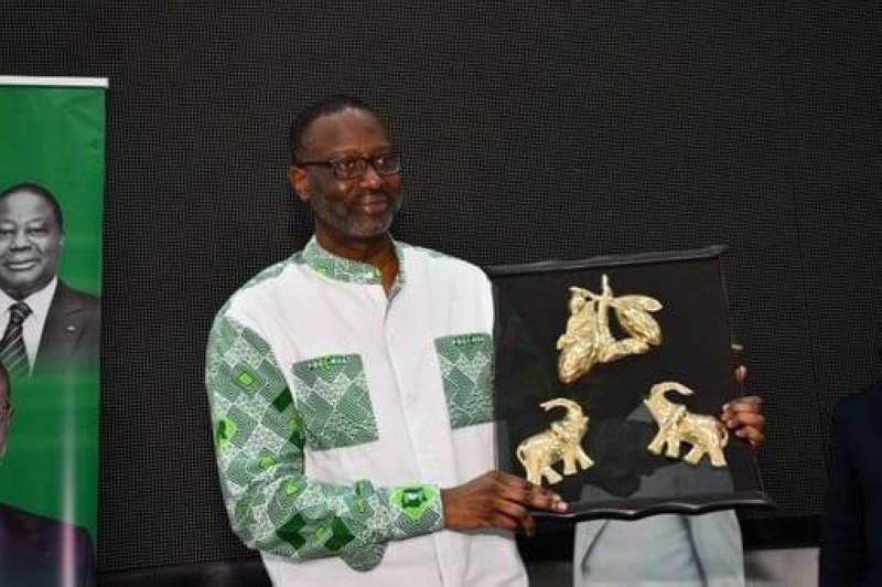 Tidjane Thiam, le président du Pdci-Rda. (Ph: Dr)