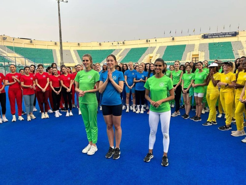 Le trio gagnant du challenge sport de Miss monde. (Ph: Dr)