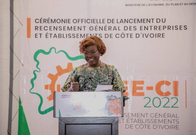 La ministre ivoiriennes de l'Economie,du Plan et du Développement