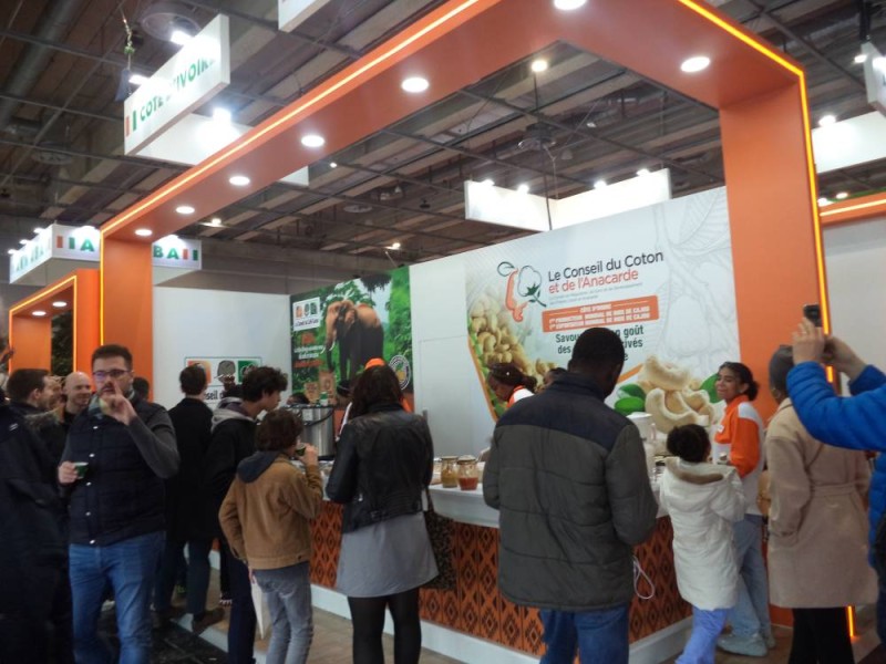 Le stand du Conseil du coton et de l'anacarde. Ph: TK 