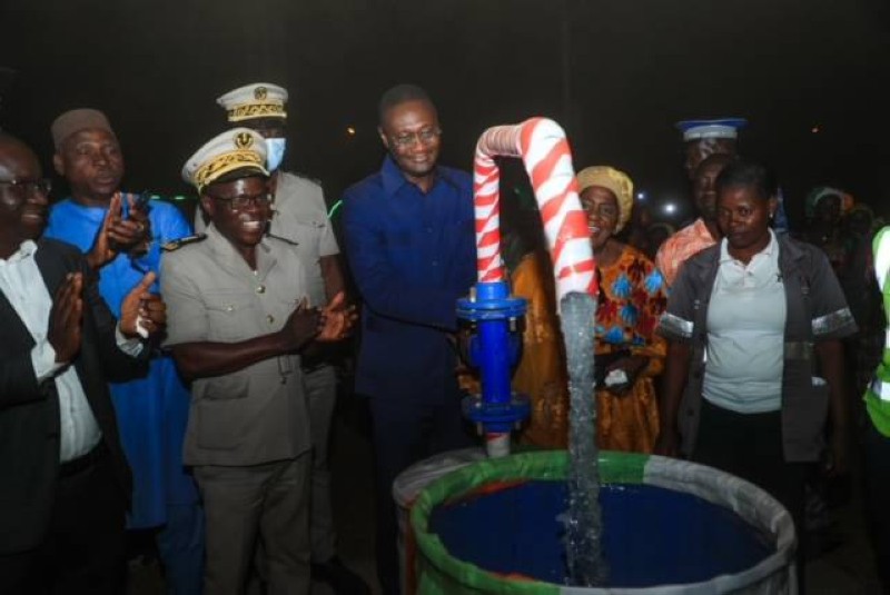 Mise en service d’un château d’eau d’une capacité de 50 m3.