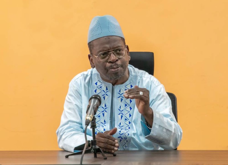Kouyaté Abdoulaye, à la tête du secrétariat national chargé des enseignants du Rhdp, a dressé le bilan des activités de cette structure (PH: DR)