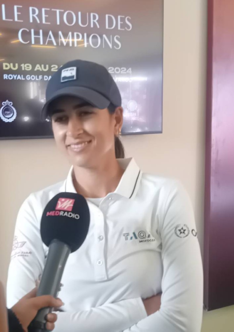 Inès Laklalech, golfeuse marocaine. (Ph: Dr)