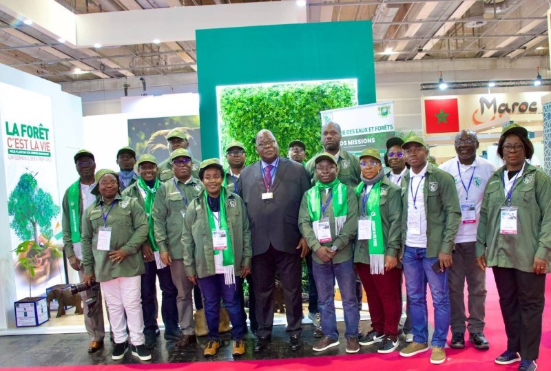 Le ministre des Eaux et Forêts, Laurent Tchagba au Salon international de l'Agriculture à Paris