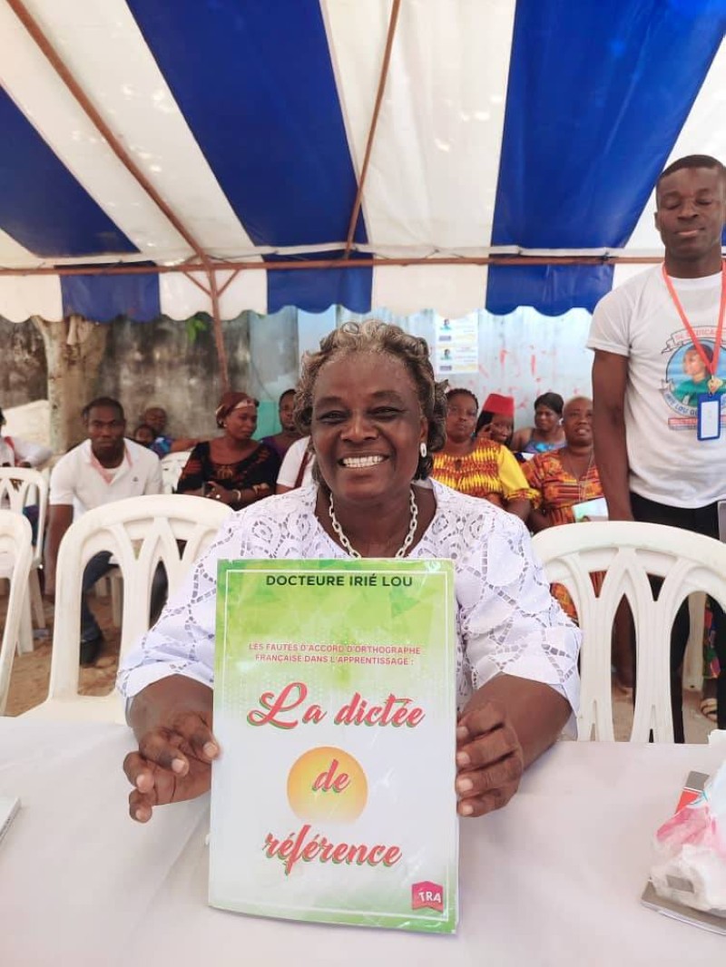 Dr Irié Lou Brigitte promet des résultats probants aux utilisateurs de son ouvrage. (Ph: Dr)