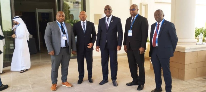 Le ministre Souleymane Diarrassouba (au centre) a pris part au forum qui réunit des investisseurs des Émirats arabes unis, d’Afrique, d’Asie, etc. (Ph: Dr)