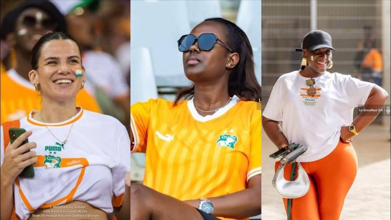 Des supportrices des Éléphants de Côte d'Ivoire. (Ph: Dr)