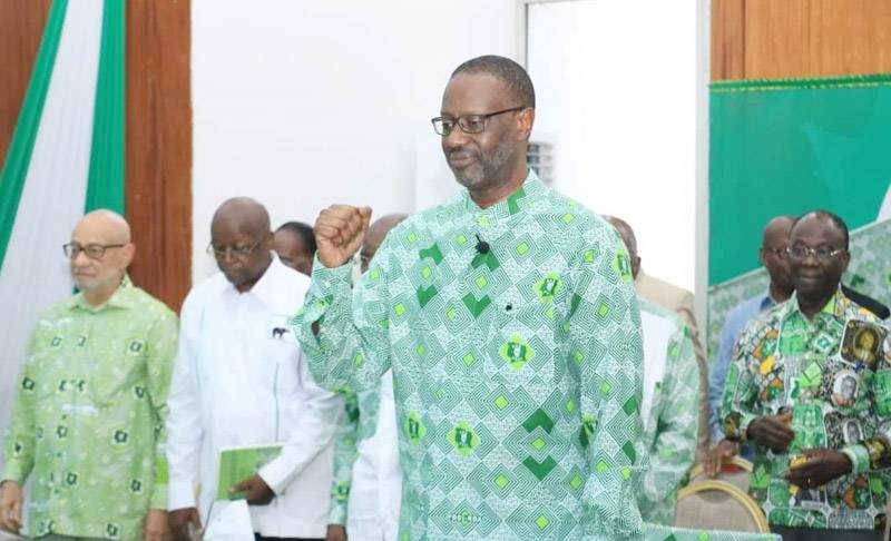 Tidjane Thiam a lancé un appel à la mobilisation des militants. (Ph: Dr)