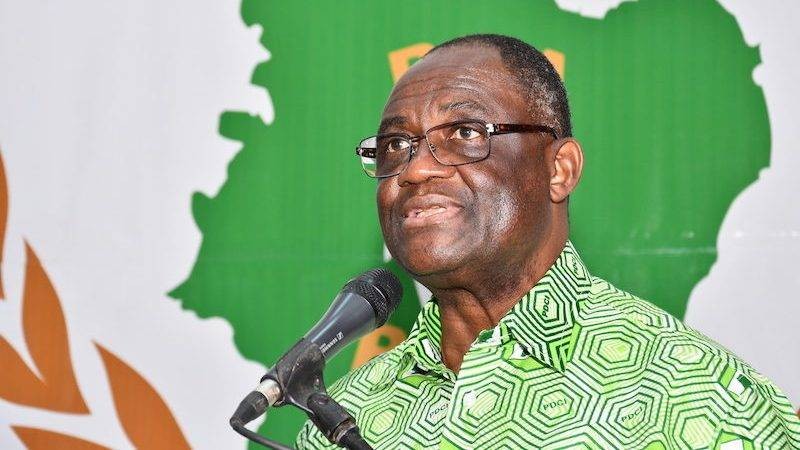 Pr Maurice Kakou Guikahué quitte le secrétariat exécutif du Pdci. (Ph: Dr)