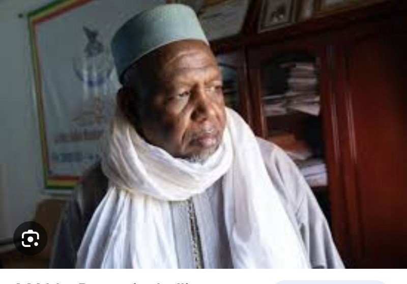 L'imam Mahamoud Dicko,  le principal opposant à la junte malienne 