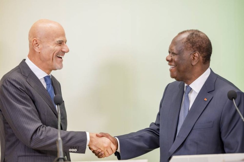 Le Chef de l’État a été félicité par le P-Dg d'ENI