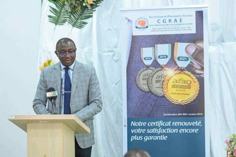 Siriki Diarrassouba, directeur général adjoint de l'Ips-Cgrae. (Photo Bavane)
