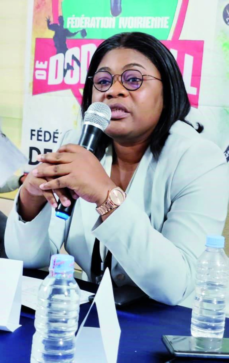 La présidente Yao Marie Josiane.(DR)