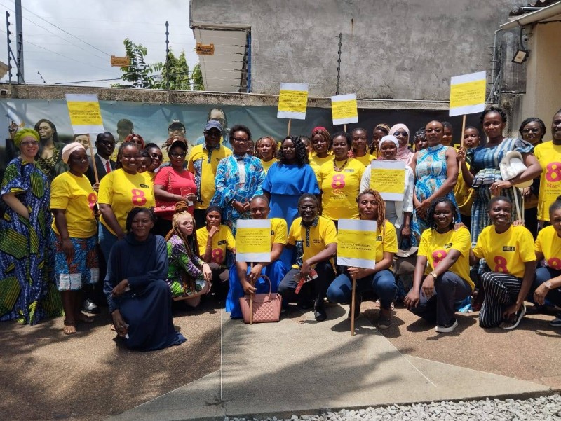 Les participants à l'atelier sur  la journée internationale les droits de la femme. (Dr)