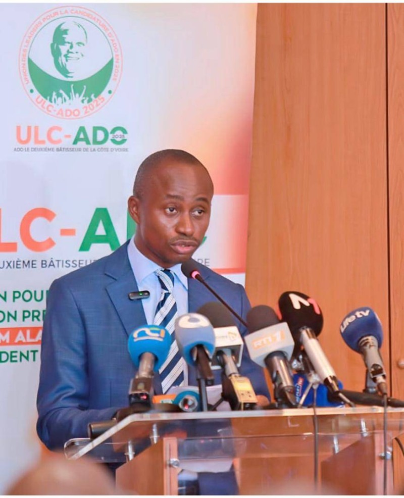 Sanogo Kakou Serge, président du mouvement Ulc-Ado 2025. (Ph: Ulc-Ado 2025)