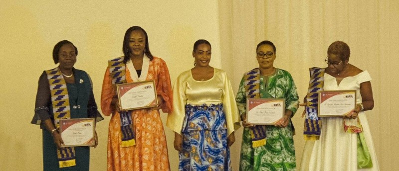 Des braves femmes ont distinguées au cours de cette célébration. (Ph: Dr)