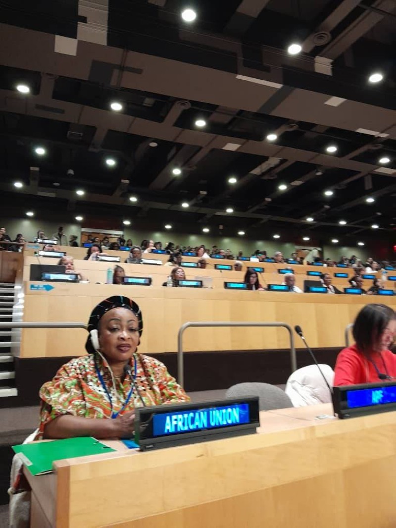 La députée Mariame Traoré partage les avancées de la Côte d'Ivoire à New York. (DR)
