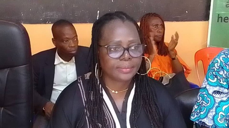 Cécile Dogo, la présidente de l’Association Lakota nouvelle vision (A-Lnv), une Organisation non gouvernementale fondée en France. (DR)