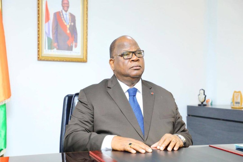 Le Ministre des Eaux et Forêts, Laurent Tchagba