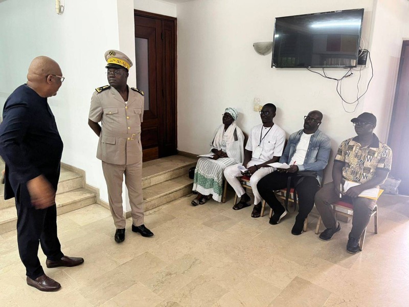Le Préfet par intérim du département d'Abidjan a constaté le bon déroulement du scrutin. (Ph: Dr)