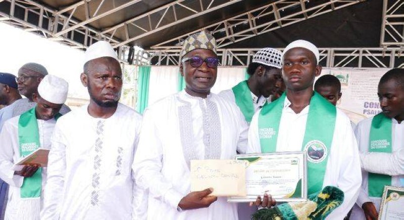 L’imam Zakaria Koné, membre du jury, a félicité les finalistes pour leurs prouesses à mémoriser le livre saint de l’Islam