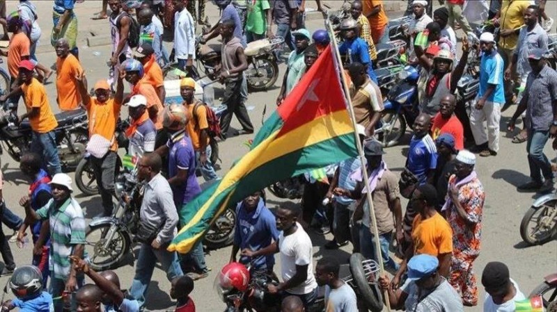 Marche des opposants à Lomé