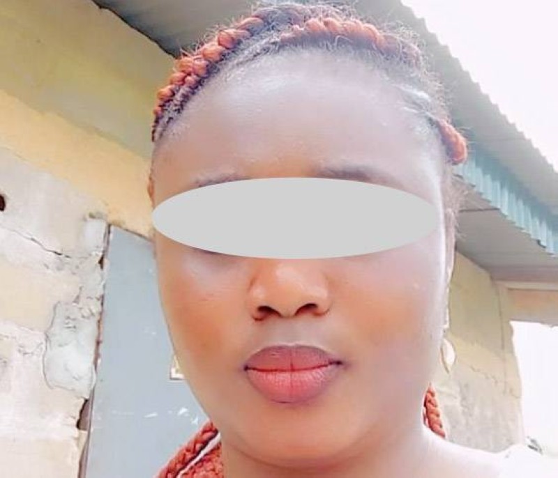 N'Da Anna Ornela, la jeune femme retrouvée la gorge tranchée. (Ph: Dr)
