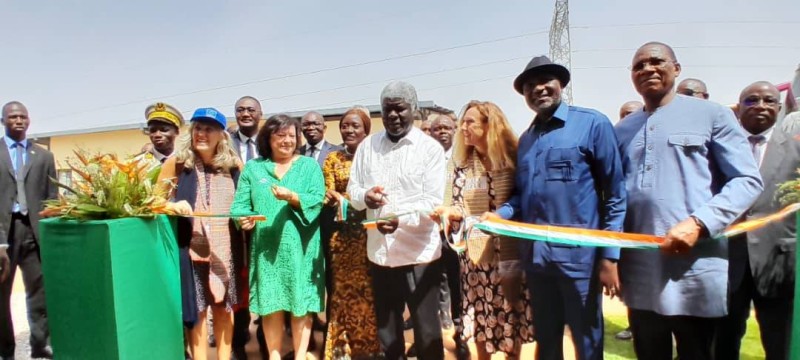 Les autorités ont inauguré la Centrale Solaire de Boundiali. (DR)
