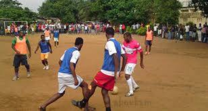 Football de quartier. (Ph: Dr)