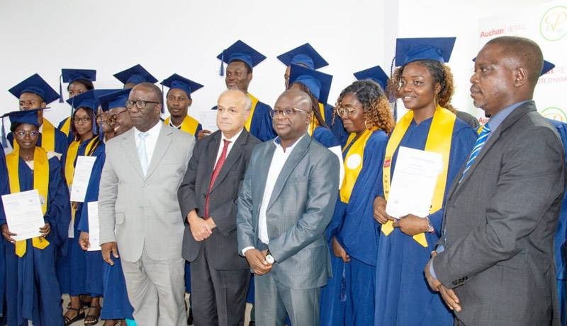 Les étudiants de la première promotion ont reçu leur attestation de fin de formation. (Ph: Dr)