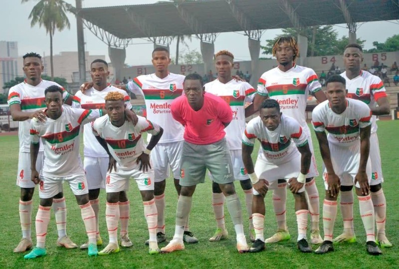 Les athlètes de l'Africa sport (DR)