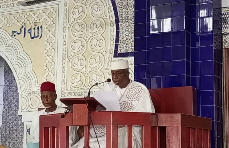 El Hadj Aboubacar Coulibaly, l'imam principal de la mosquée d'Aghien. (Ph: Dr)