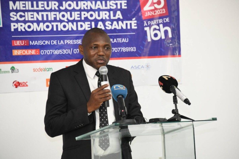 Mamadou Traoré, président de l’Association des journalistes scientifiques de Côte d’Ivoire. (Ph: Dr)