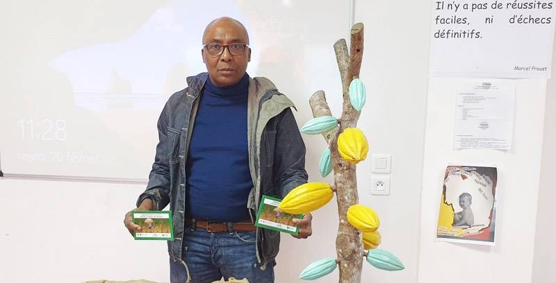 Désiré Beugré, enseignant-chercheur, promoteur du cacao ivoirien. (Ph: Dr)